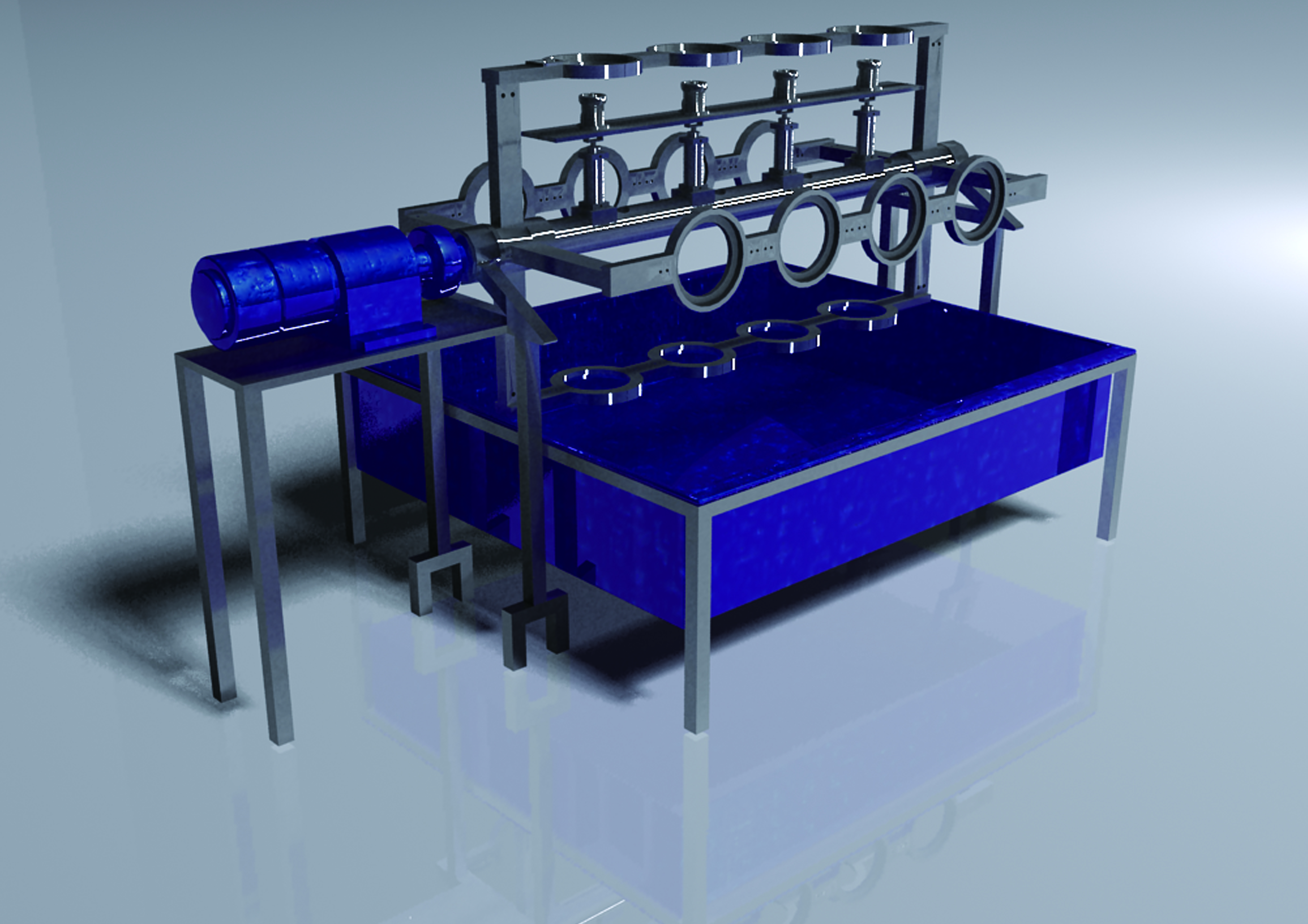 扎啤桶清洗设备设计【全套CAD及三维图===145306===600