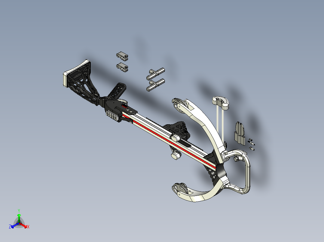 B53 High-Power 70 lbs compound crossbow 70磅 高威力复合弩 (铝材)主视图
