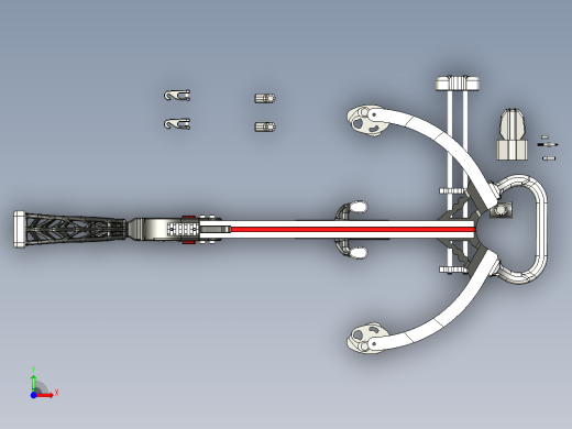 B53 High-Power 70 lbs compound crossbow 70磅 高威力复合弩 (铝材)前视缩略图