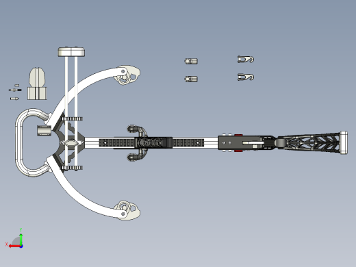 B53 High-Power 70 lbs compound crossbow 70磅 高威力复合弩 (铝材)后视缩略图