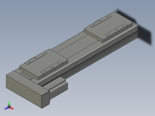 直线模组LHC14-S350-L设计图纸