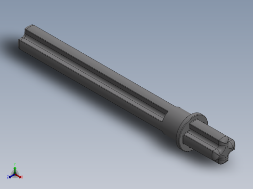 乐高机械组车桥-32209 MdStone Technic Axle 5.5 with Stop