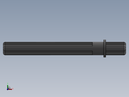 乐高机械组车桥-32209 MdStone Technic Axle 5.5 with Stop前视缩略图