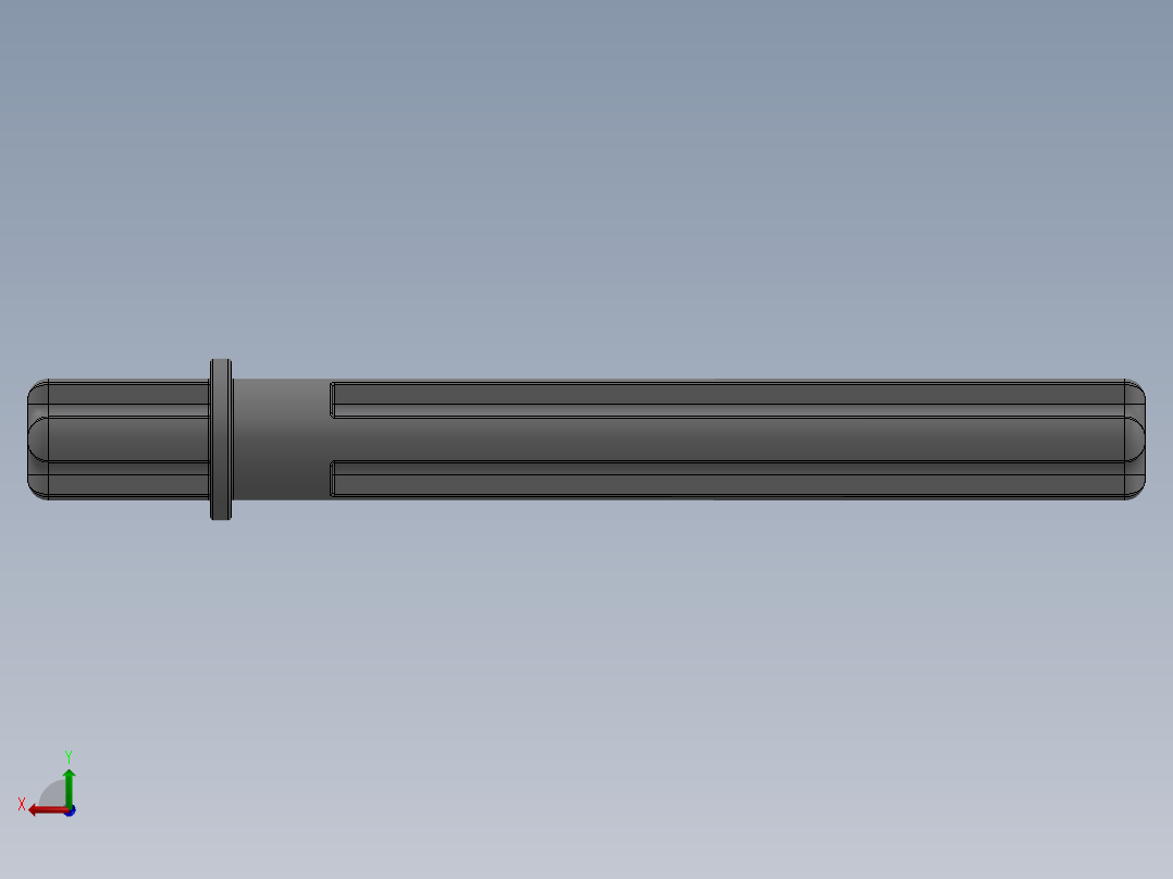 乐高机械组车桥-32209 MdStone Technic Axle 5.5 with Stop后视图