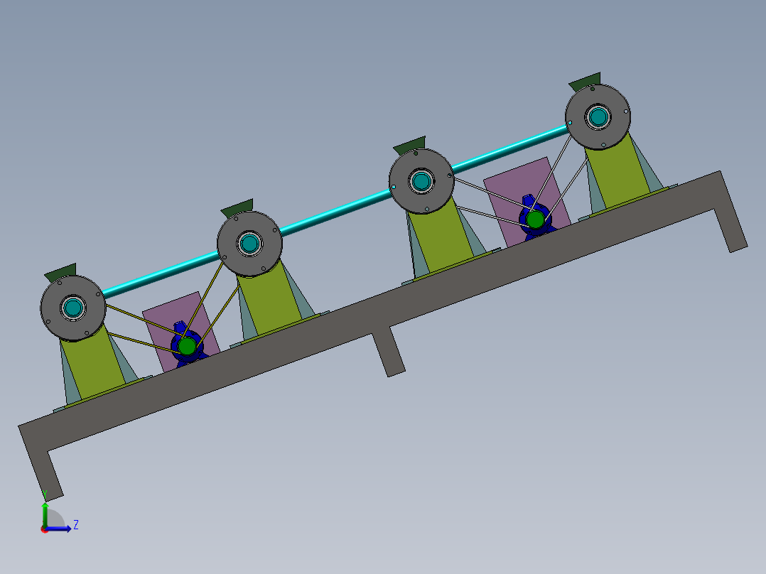 磁流体抛光机左视图