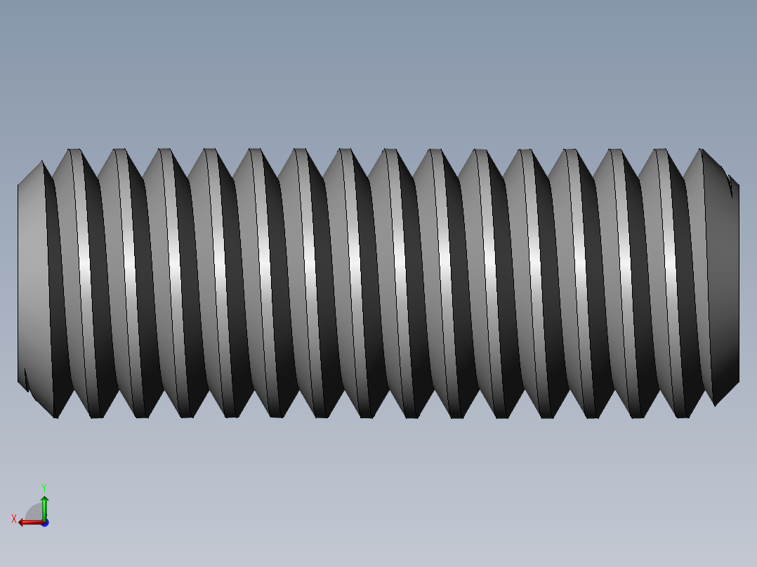 DIN 913-ISO 4026 固定螺钉-M3 L=8.SLDPRT后视图