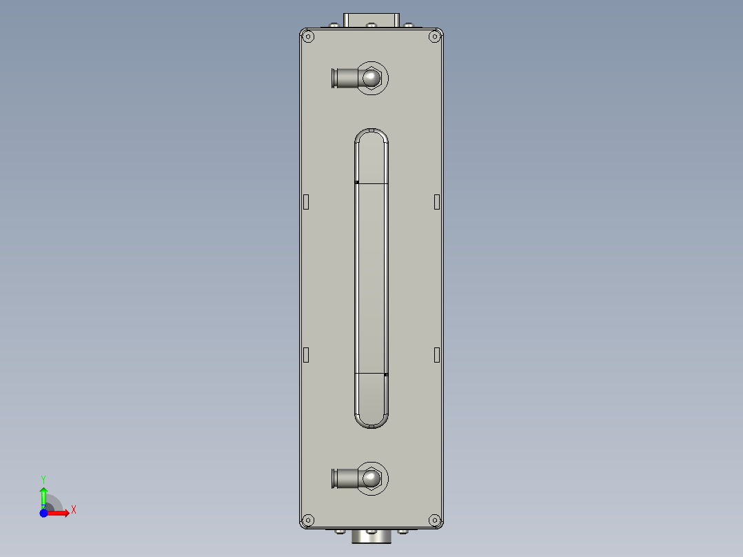 新型尾气换热器 前视图
