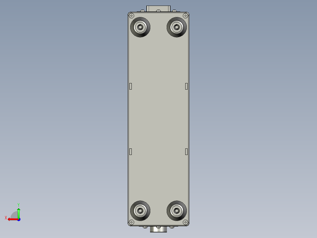 新型尾气换热器 后视图