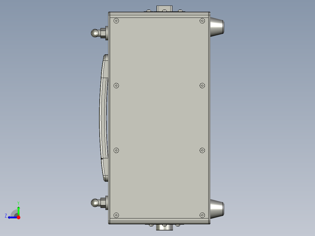 新型尾气换热器 右视图