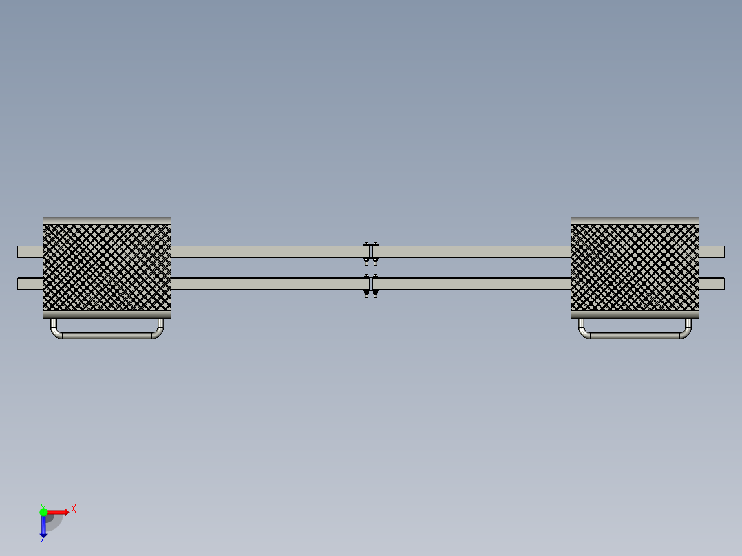 32t机器移动冰鞋套装俯视图