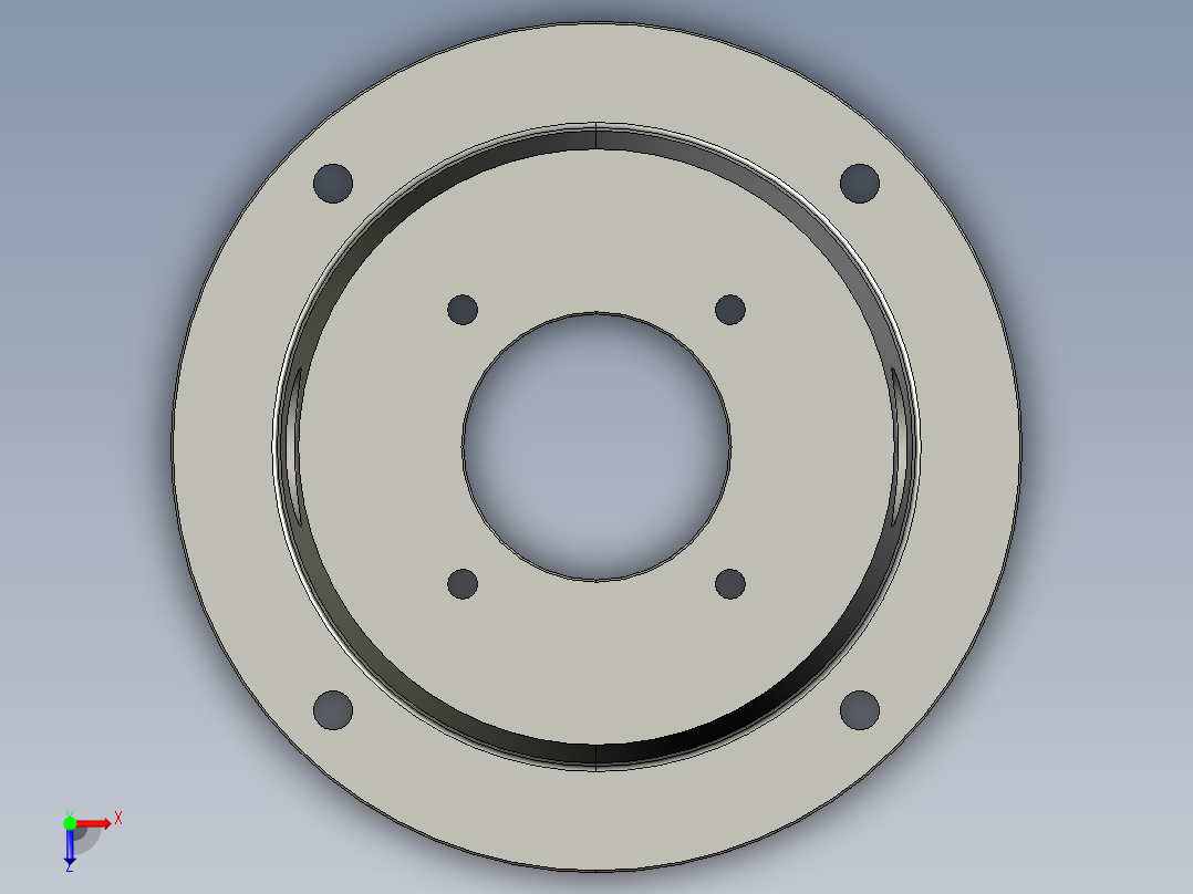 PK400铝合金钟形罩泵套钟罩俯视图