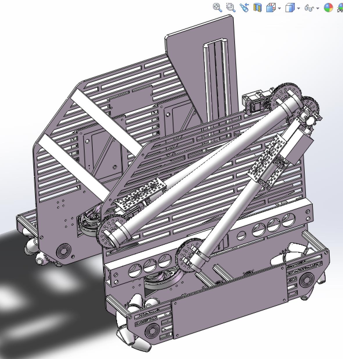 Atomic Gears 2018 Relic Recovery麦克纳姆轮车3D图纸 STP格式