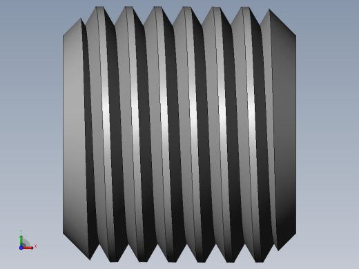 DIN 913-ISO 4026 固定螺钉-M22 L=20.SLDPRT前视缩略图