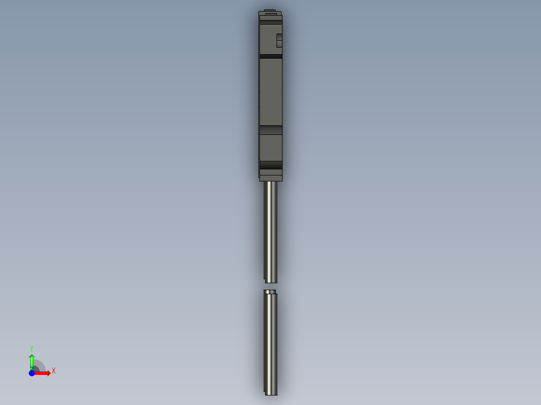 基恩士FU-E11_kc图纸模型前视图