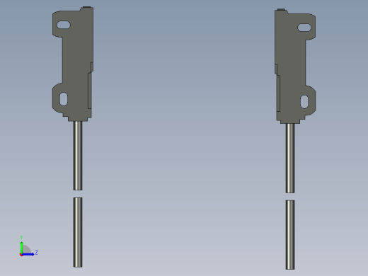 基恩士FU-E11_kc图纸模型左视缩略图