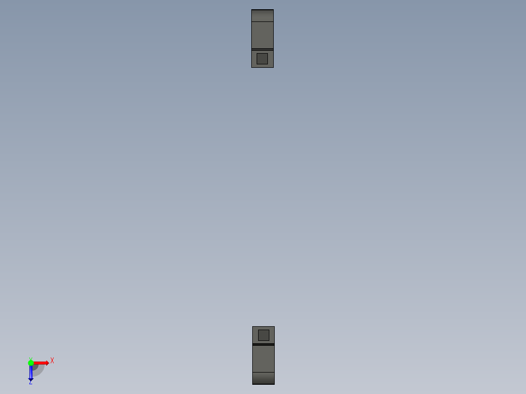 基恩士FU-E11_kc图纸模型俯视图