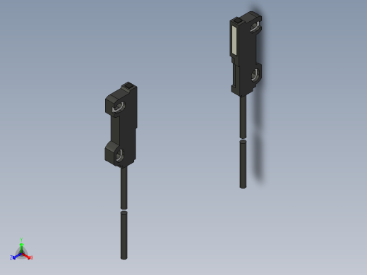 基恩士FU-E11_kc图纸模型正等轴测缩略图