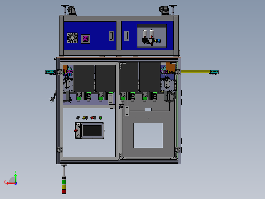双工位漏液测试机sw18后视图
