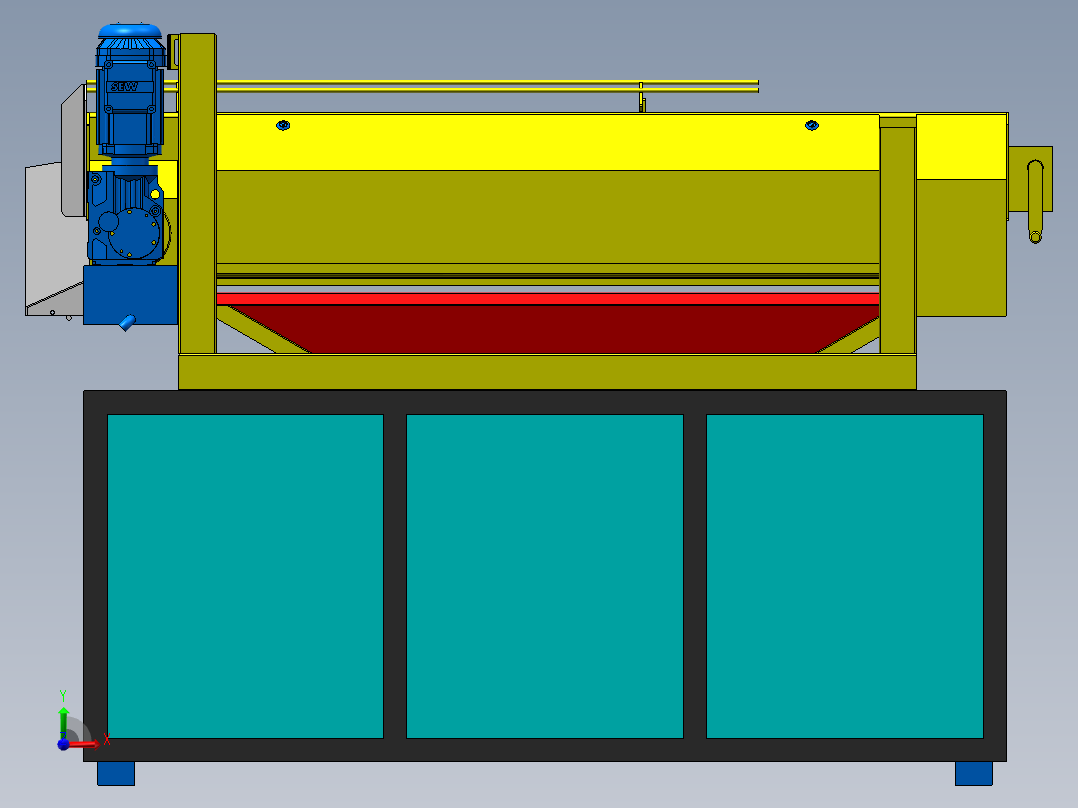 水果大小自动筛选设备sw17前视图