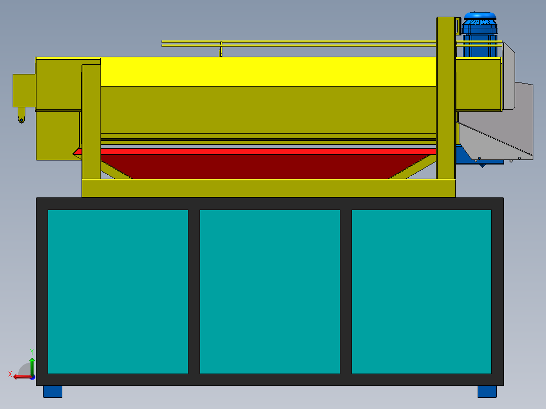 水果大小自动筛选设备sw17后视图