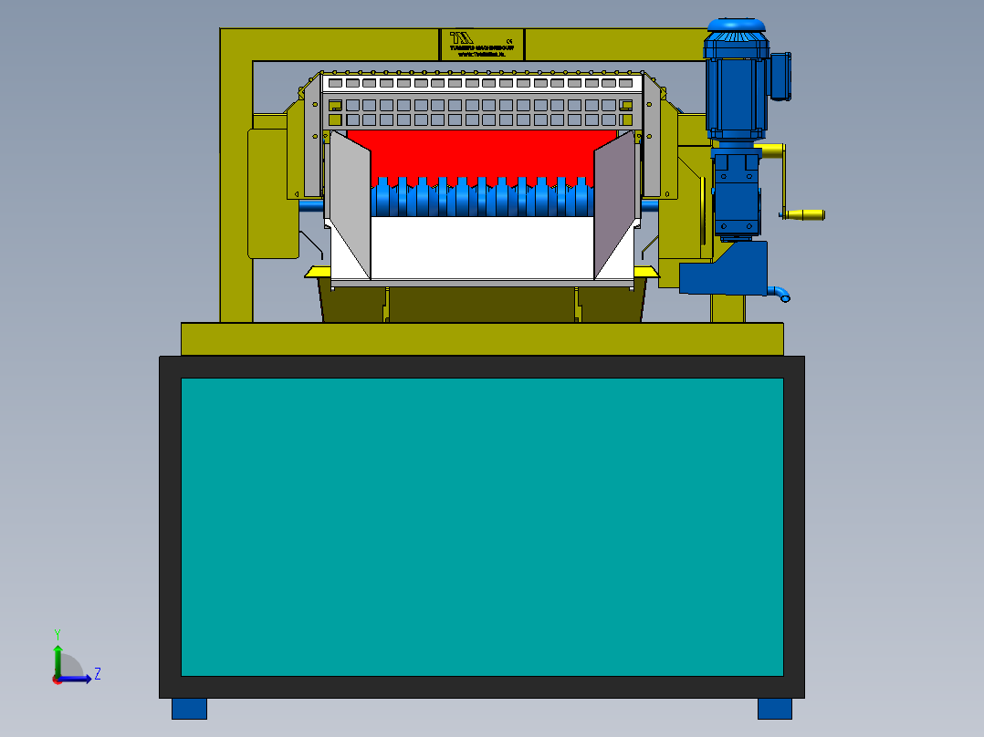 水果大小自动筛选设备sw17左视图