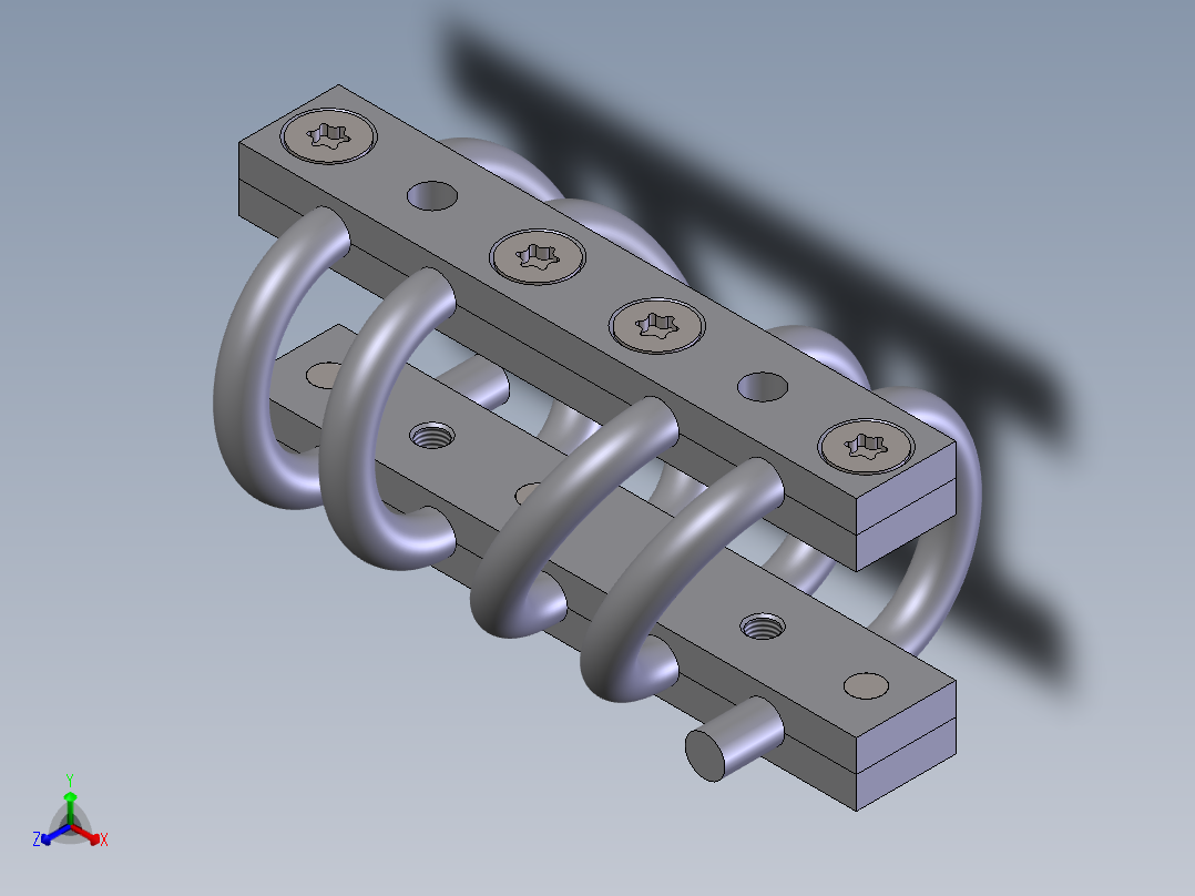 震动泵正等轴测图