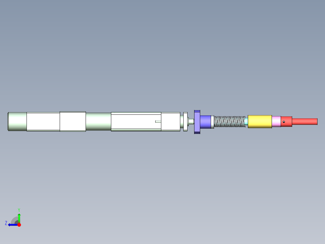 锁螺丝机头右视图