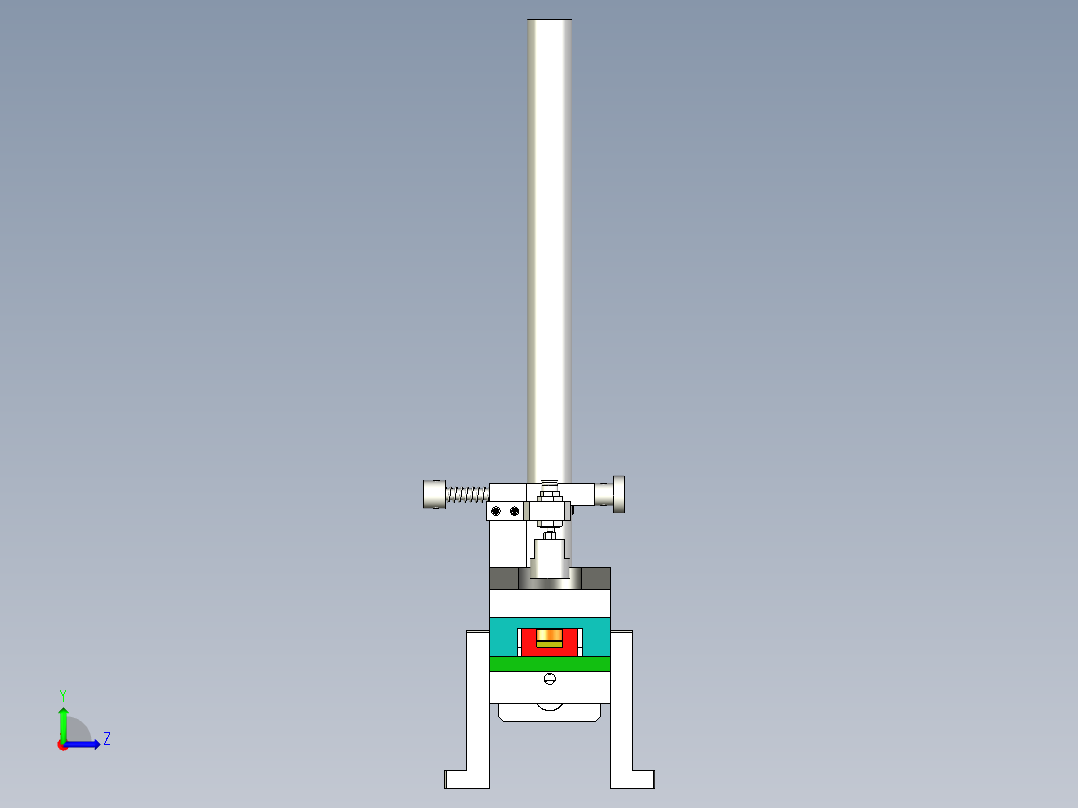 多管轴承上料机构左视图