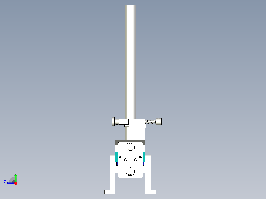 多管轴承上料机构右视图