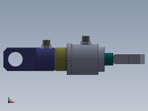 焊接式液压缸前视缩略图