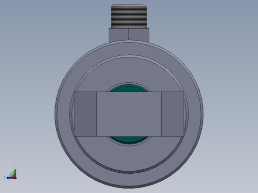 焊接式液压缸右视缩略图