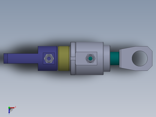 焊接式液压缸俯视缩略图