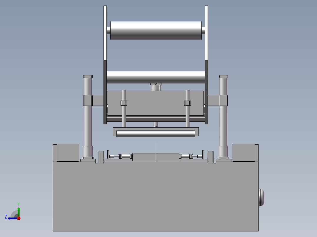 板面覆膜装置右视图