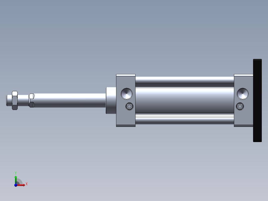 气缸SU63x100FB前视图