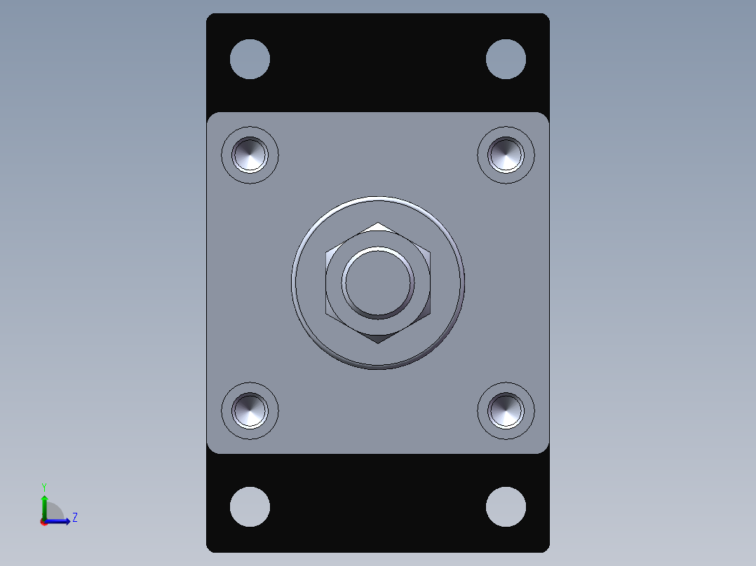 气缸SU63x100FB左视图