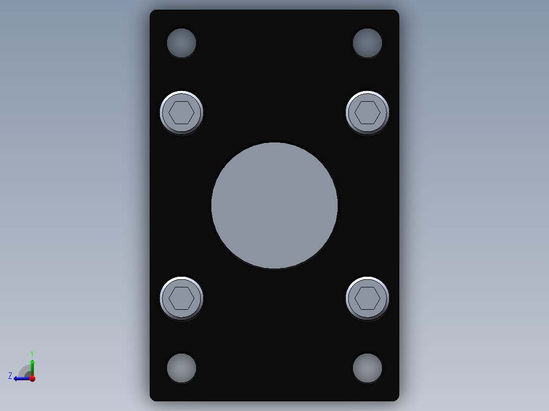 气缸SU63x100FB右视图