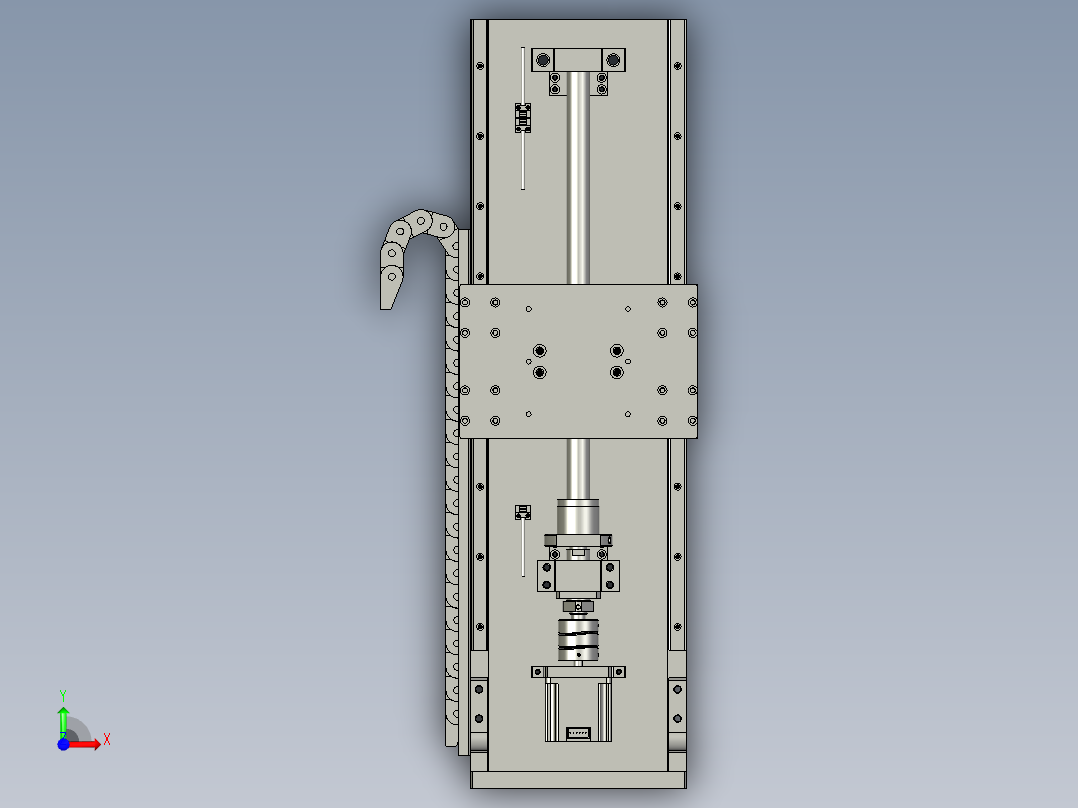 丝杆模组前视图