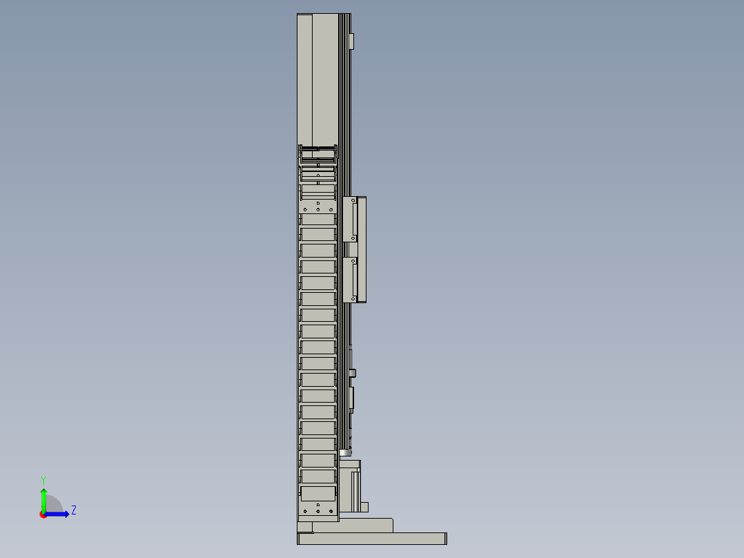 丝杆模组左视图