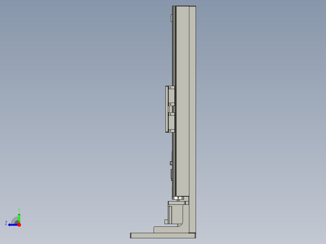 丝杆模组右视图