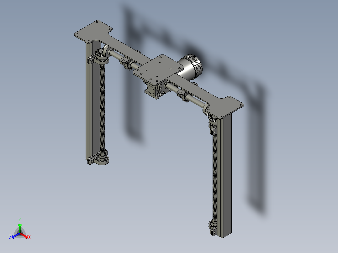 蜗轮丝杠式安装提升装置