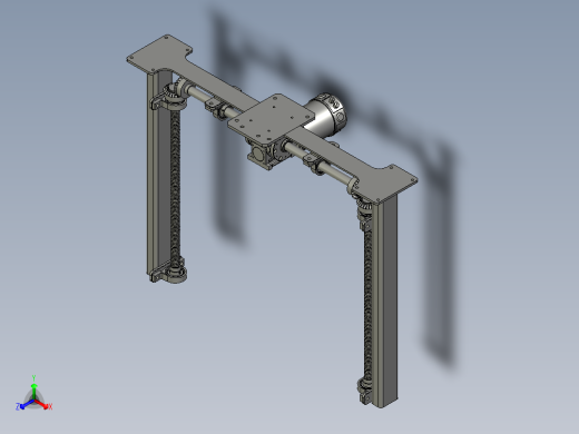蜗轮丝杠式安装提升装置