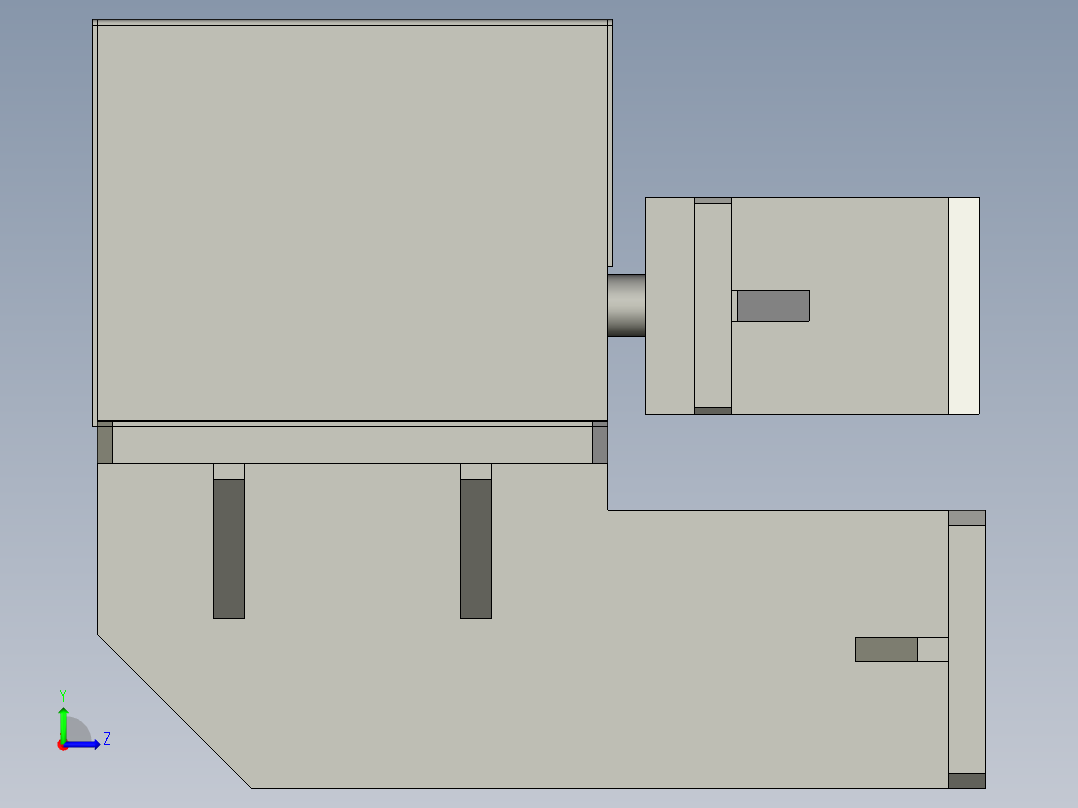 挡料机构36A左视图