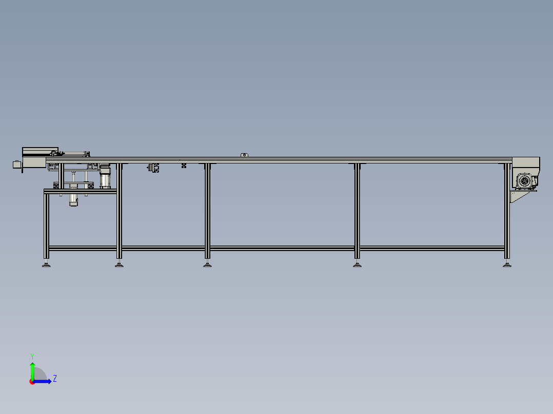 金维特链条线装配-4500-G1左视图