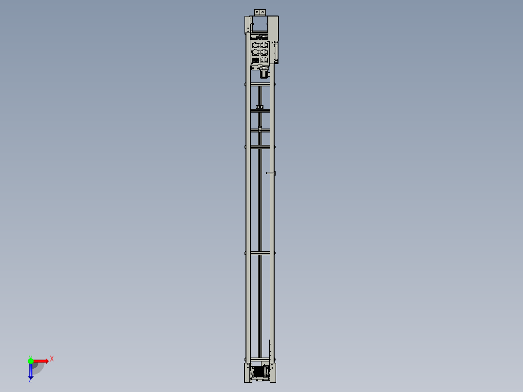 金维特链条线装配-4500-G1俯视图