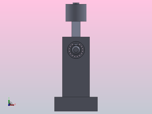 单向器定套的打油工装前视缩略图