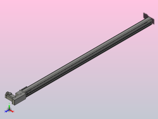 皮带直线轴半封闭可选导轨TPA-HNB-65S-90-L1700-MR-C-P10-N3
