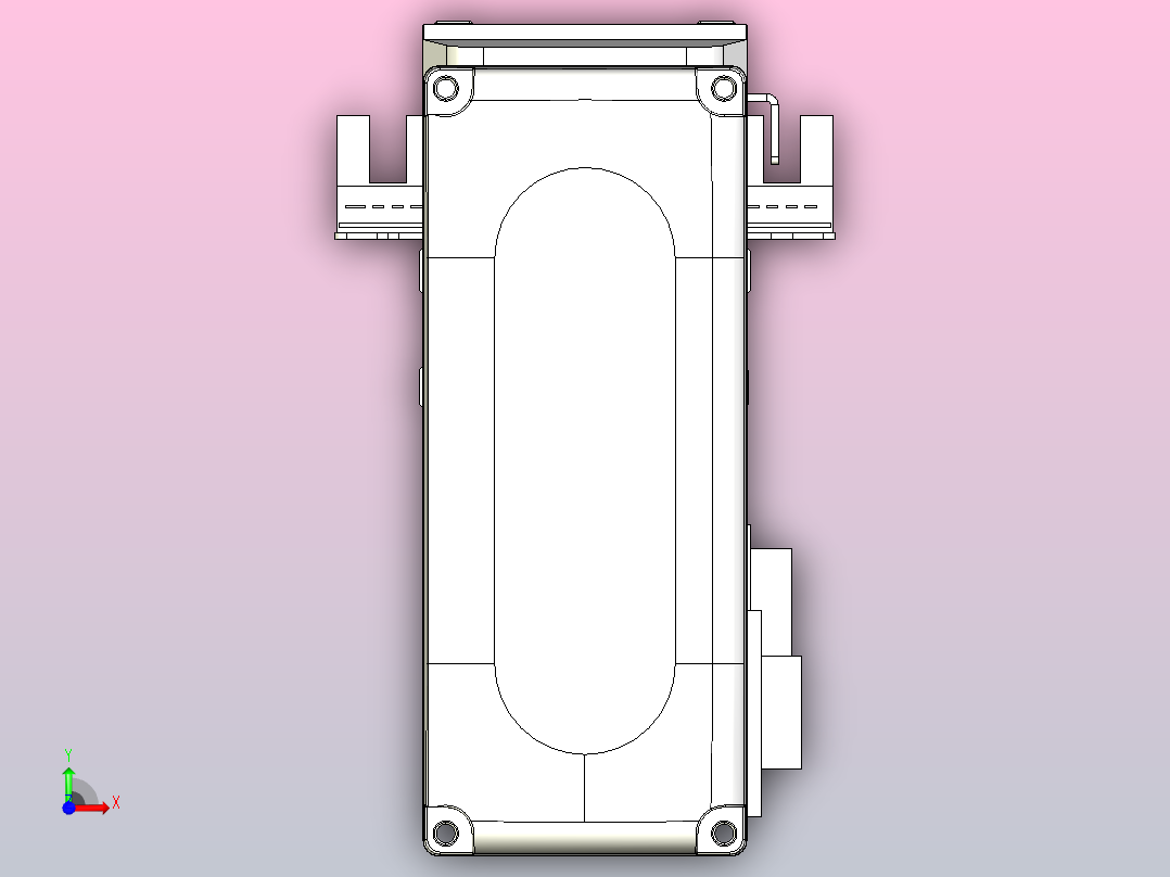 滚珠丝杠直线轴内置导轨TPA-GCR-40-1210C-L50-MP-M10-N3前视图