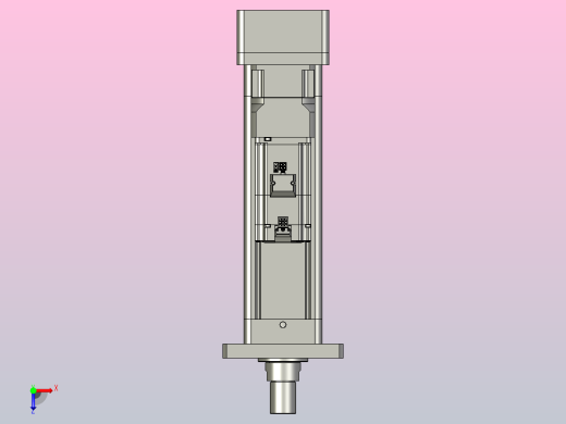 轻载电动缸TPA-ESR100-3210C-L150-MR-FA-W-P75-JX-C3俯视缩略图