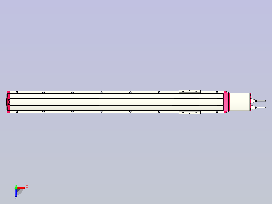 IAI电缸电动滑台EC-S15XL-1000-1-1-_0_俯视图