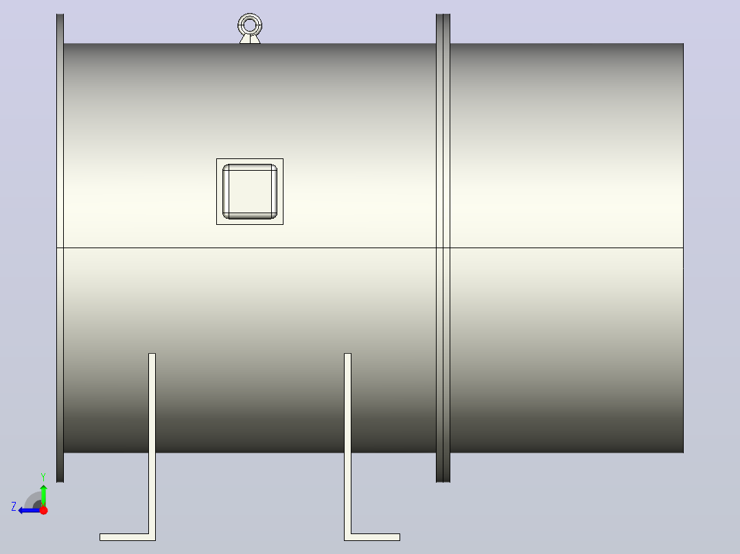 JAFF-H全混型轴流风机[JAFF-H-3.15X]右视图